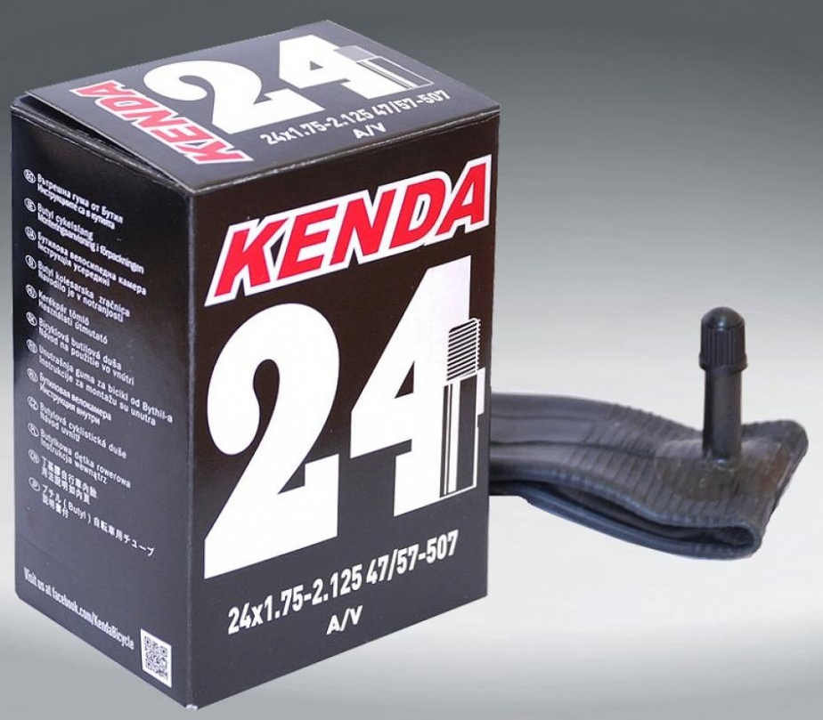 Camera bicicleta KENDA  24X1.9/2.125 A/V 40 MM 24X1.9/2.125 A/V 40 MM Taiwan photo 2